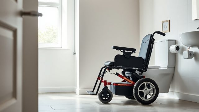 Toilettenzugang mit dem Pride Go-Chair