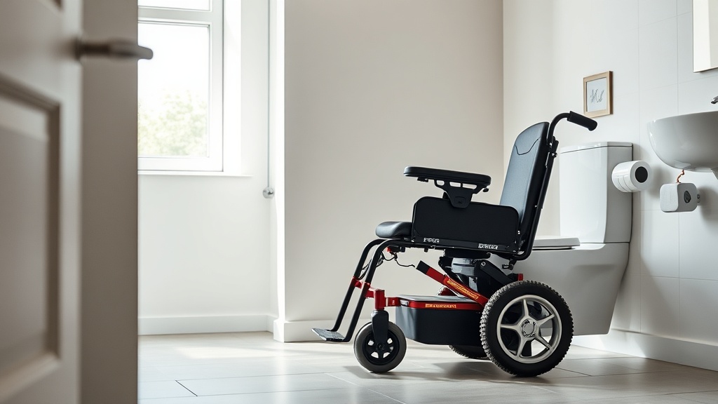 Toilettenzugang mit dem Pride Go-Chair